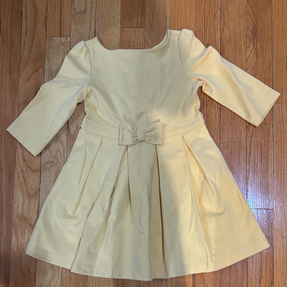 Janie and Jack Light Yellow Formal Kids Dress